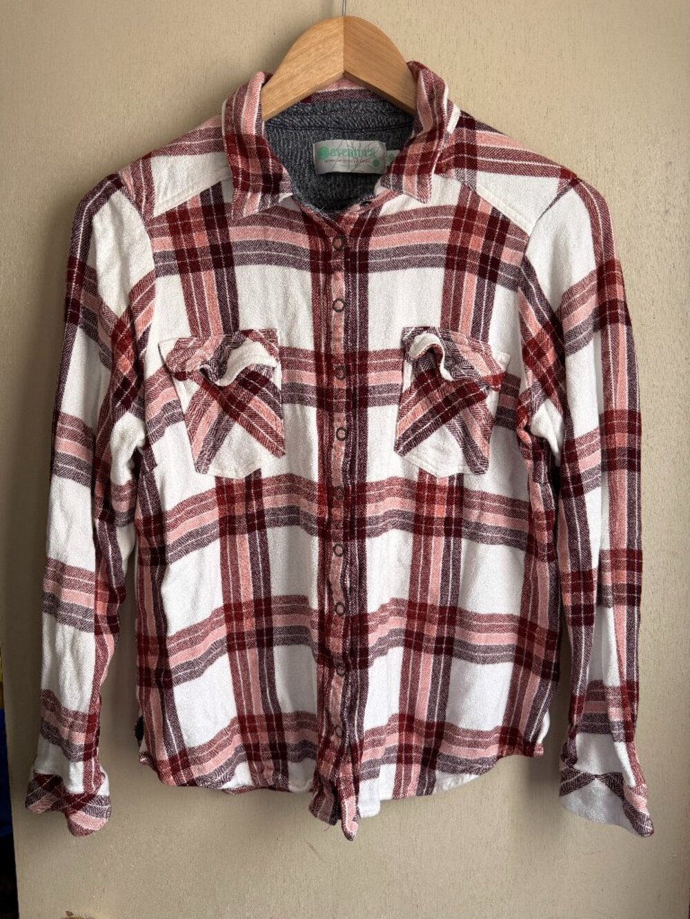 Ventura Sustainable Lenzing EcoVero Plaid Flannel Shirt Women's Large